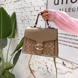 80% Off Hand bag clearance Wine God Bag Fashion Versatile Contrast Colour Handheld Small Square One Shoulder Crossbody Women's
