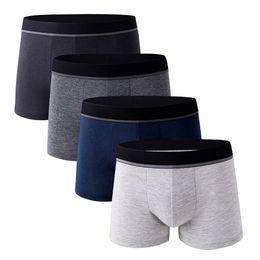 Underpants Boxer Men Brand Cotton Men's Panties Underwear Plus Size Underwear Men Boxer Set Man Underpants Boxershorts 4PCS 230508
