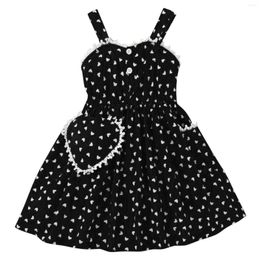 Girl Dresses Toddler Girls Dress Sleeveless Princess Love Prints With Bag 2pcs Outfits For Children Clothing Fashion