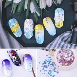 Nail Glitter Art Sequins Mixed Holographic Mirror Irregular Sequin Flakes Purple Nails Decorations DIY Manicure