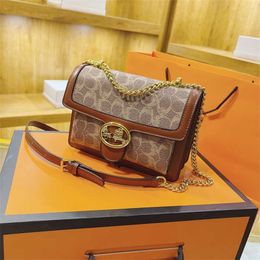 High Beauty Small Fragrant Style Square Bag 2024 New Printed Leisure and Foreign Version Capacity Women's Designer Handbag Online sale