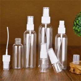 Simple Travel Transparent Perfume Empty Spray Refillable Bottle Reusable Plastic Bottles