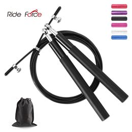 Jump Ropes Crossfit Jump Rope Professional Speed Skipping for Fitness Workout Training Equipement MMA Boxing with Carrying Bag 230508