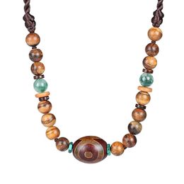 Choker Original Design Handmade Eye Agate Accessories Wild Tibetan Jewellery Necklace Clavicle Chain Neck Female Chokers