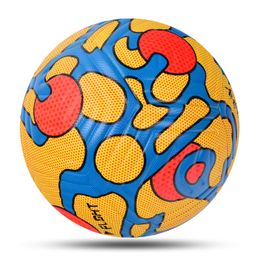 Balls Soccer Ball Professional High Quality 5 Size 4 PU Material Outdoor Football Training League Goal Match Seamless Futbol 230508