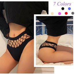 Yoga Outfit Women Sports Thin Panties Summer Sexy Seamless Smooth Fitness Thong One Piece Invisible Middle Waist Workout Underwear