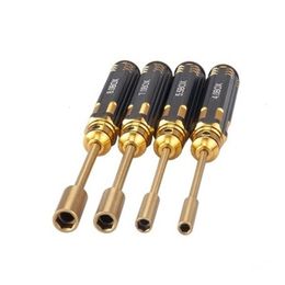 Screwdrivers 4Pcs HSS M2 M3 M4 M5 Hexagonal Cylinder Screwdriver Wrench With Socket For RC Drone Model DIY Home Tool Screw Tool 230508