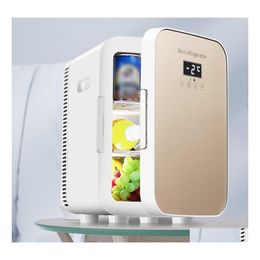 Car Refrigerator Mini Fridge 135L Can Portable Personal Small Compact Cooler And Warmer For Food Bedroom Dorm Office Drop Delivery M Dhylx