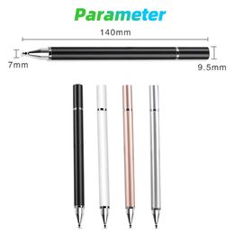2 In 1 Stylus Pen Cellphone Tablet Capacitive Touch For Iphone Samsung Universal Android Phone Drawing Screen Pencil