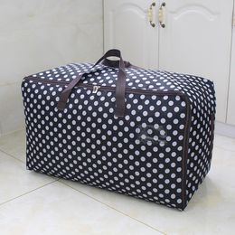Storage 1 Piece Portable Clothes Organiser Travel Moving Sundries Bags Wardrobe Sort Finishing Storage Bags Oxford Cloth Storage Case