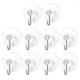 Hooks 10 Pcs Suction Wall Small Cup Shower Hanger Towel Hook