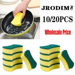 Sponges Scouring Pads Wholesale Sponge Cleaning Dish Washing Catering Scourer Kitchen Household Tools for Y23