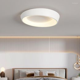 Ceiling Lights Simple Round Bedroom Led Modern Home Decor Living Room Kitchen Store Lamp Lighting Minimalist Study