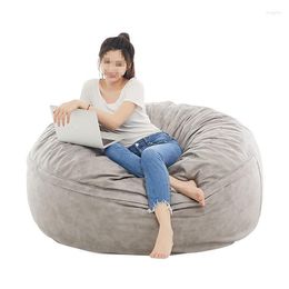 Chair Covers Double Household Folding Modern Living Room Bedroom Custom Lazy Giant Oversized Bed Large Bean Bag Sofa Cover Only