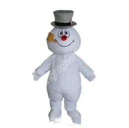 New Adult Snowman Mascot Costume customize Cartoon Anime theme character Adult Size Christmas Birthday Costumes