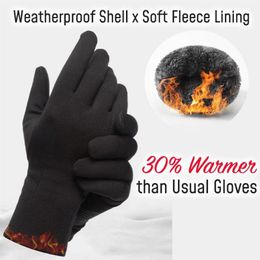 Cycling Gloves Unisex Waterproof Winter All-Round Touch Screen Women Men Warm Thermal Magic GlovesCycling