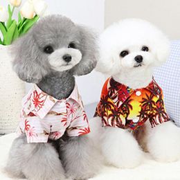 Dog Apparel Outfit Fashion Floral Printed Puppy Coat Multi Colors ShirtDog