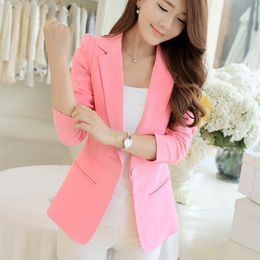 Women's Suits Blazers Women Blazer Korea Casual Slim Jackets Work Coat Outerwear Fashion Spring Career Female Jacket Office Lady NS5262 230509