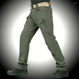 Hunting Jackets Winter Men's Hiking Pants Fleece Warm Waterproof Tactical Breathable Wear Resistant Trousers For Men