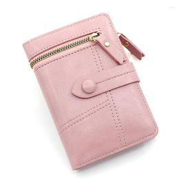 Wallets High Quality Women's Wallet Short Women Coin Purse Ladies Card Holder Small Hasp Money Bag Clutch