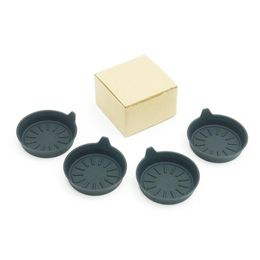 Car Organizer 4Pcs Soft Silicone Anti Slip For Most Interior Cup Holder Insert Pad Set Moisture-proof Waterproof