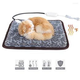 Cat Beds Electric Heating Pet Mat Waterproof And Bite-Resistant Winter Warm Blanket Kitten Safe Soft Heat Pad For Cats Dogs Products