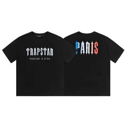 Designer Fashion Clothing Tshirt Tees Trapstar Short Sleeve T-shirt Paris Hip Hop Rap Drill Luxury Casual Cotton Streetwear Sportswear Tops Rock Hip hop for sale