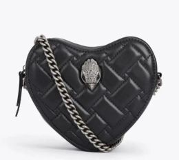 Kurt Geiger Kensington Mini Heart Chains Bag Lady Luxury Rainbow Crossbody Shoulder Bag Purse Zipper Designer Handbags 5A Level Small Messenger Cross Body Bags