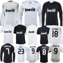 2009 2010 2011 RAUL retro soccer jerseys 09 10 Ronaldo BENZEMA Marcelo Guti SERGIO RAMOS VAN DER VAART REal madrids ALONSO KAKA HIGUAIN vintage classic football