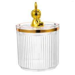 Storage Bottles Floss Picks Box Bathroom Vanity Organiser Apothecary Candy Containers Lids Bowl Food Dispenser Jar Covered