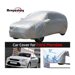 Car Covers Ers Fl Er Outdoor Indoor Antiuv Sun Snow Rain Mist Dust For Ford Mondeo Sedan Wagon Hatchback 1992021 J220907 Drop Delive Dhkmx