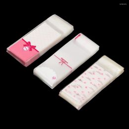 Gift Wrap 100PCS 5x10cm Self Adhesive Lipstick Packaging Bags Packing Candy Pocket Cookie Wrapper Small Packag Party Festival Supplie