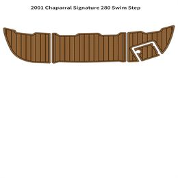 2001 Chaparral Signature 280 Swim Platform Boat EVA Foam Teak Deck Floor Pad Mat Self Backing Ahesive SeaDek Gatorstep Style Floor