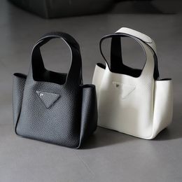 7a quality handbag Triangle tote Shopping crossbody bag Womens designer shoulder basket bag wallet Mens pochette Metal fittings bags prad Magnetic snap clutch bags