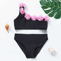 Children's swimwear 2022 two piece girls swimsuit pineapple kids bath two piece swimsuit 2-12 years infant bikini G1-CZ939 P230509