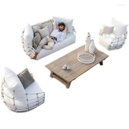 Camp Furniture Nordic Outdoor Sofa Set Terrace Villa Waterproof Sunscreen Table Garden