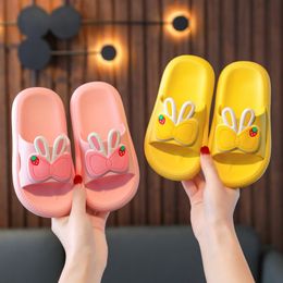 Slipper Children Bathroom Slippers Girls Home Shoes Cartoon Non-slip Indoor House Slippers Boy Kids Teenagers Summer Family Shoes Adult 230509