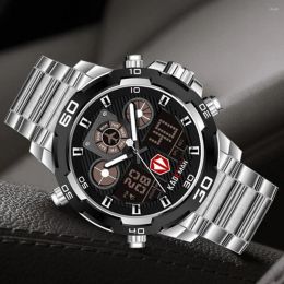 Wristwatches Top Men Watch Quartz Male Clock Design Sport Waterproof Stainless Steel Wristwatch Reloj HomRelogio Masculino