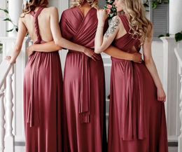 Party Dresses ROSEWOOD Floor Length LONG Maxi Infinity Convertible Formal Wrap Sexy Bridesmaid Evening Wedding Cocktail 230508