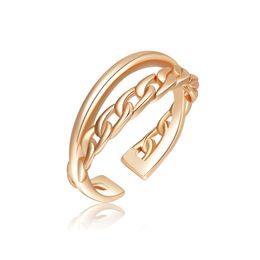 Stainless Steel Rings For Women Men Gold Color Engagement Wedding Party Ring Female Male Finger Jewelry Gift