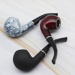 Smoking Pipes Entry-level resin pipe black matte marble resin pipe