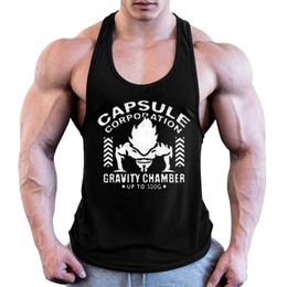 Mens Tank Tops Gym Top Men Fitness Clothing Bodybuilding Summer for Male Sleeveless Vest Shirts Plus Size 230509