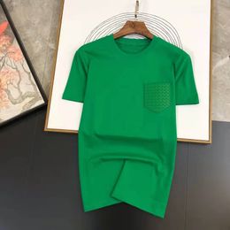 Men's Polos Harajuku Cotton Plus Size TShirt Summer Short Sleeve Tops Tees And Women Hip Hop Green T Shirt Streetwear 220345 230508