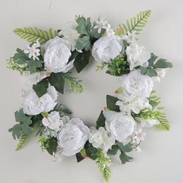 Decorative Flowers Lightweight Beautiful Pography Props Door Hanging Wreath Long Lasting Artificial Exquisite Home Decoration