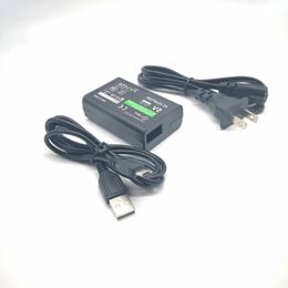 EU US Plug Home Charger Power Supply 5V AC Adapter USB Charging Cable Cord for Sony Psvita Slim PS Vita PSV 2000