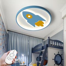 Ceiling Lights Children's Room Lamp LED Chandelier Modern Dimmable With Remote Control Boys Girls Bedroom Balcony Decorative