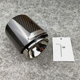 One PCS Car Exhaust Tail Pipes Carbon Fiber for Mini Cooper F54 F55 F56 F57 F60 R55 R56 R57 R58 R59 R60 R61