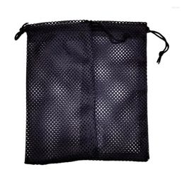 Storage Bags 3Pcs/5Pc Flexible Drawstring Bag Pouch With Mesh Nylon Travel Multi Purpose For Digital Products Elastic