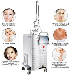 Clinic use 60w Co2 Fractional Laser acne scar removal skin resurfacing treatment Skin Whitening Tattoo Remover Stretch markets removal 10600nm machine