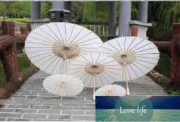 Top Quality bridal wedding parasols White paper umbrellas Chinese mini craft umbrella 4 Diameter:20,30,40,60cm wedding umbrellas for wholesale